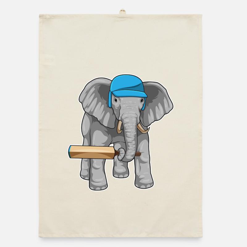 Elephant Cricket Cricket Bats Torchon bio