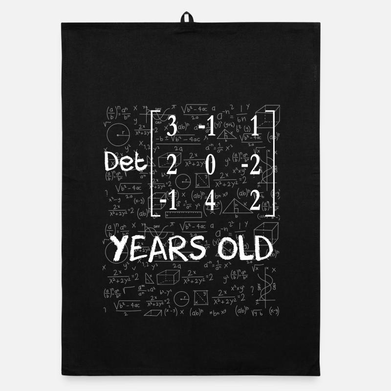 34. Geburtstag 34 Jahre Matrixdeterminante Organic Geschirrtuch
