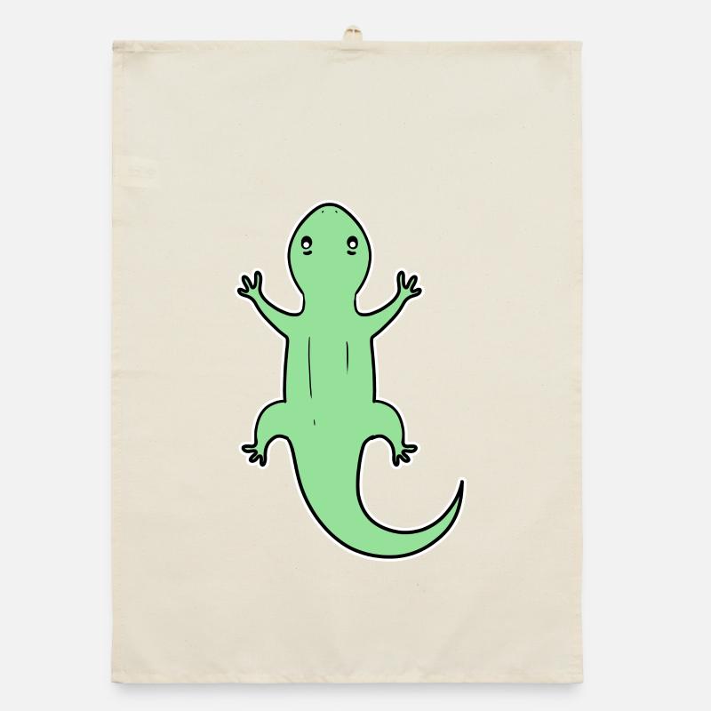 Lizards Lizard Green Reptiles Organic dish towel