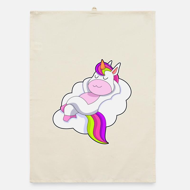 Unicorn Clouds Organic dish towel