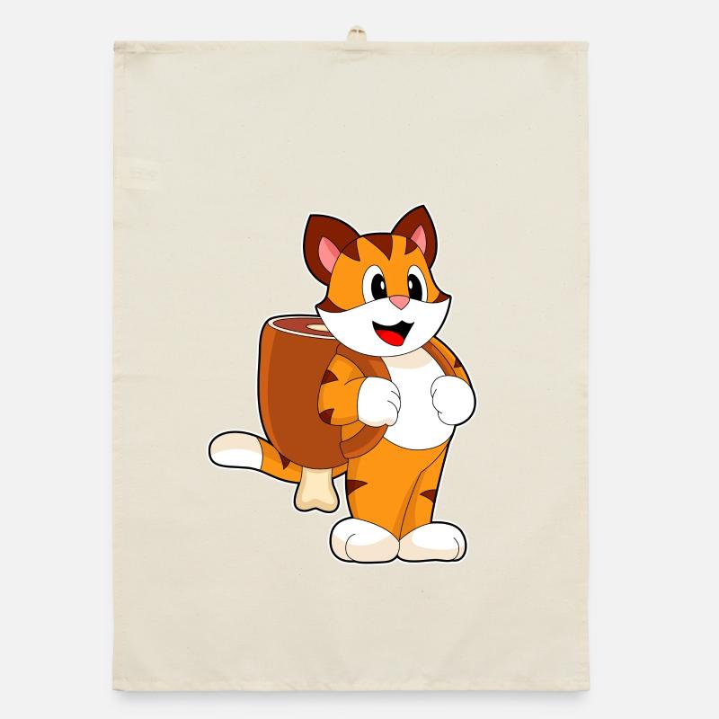 Tiger Meat Backpack Organic dish towel