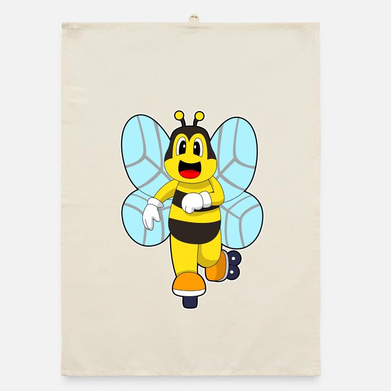 Bee Inline skating Inline skates Organic dish towel