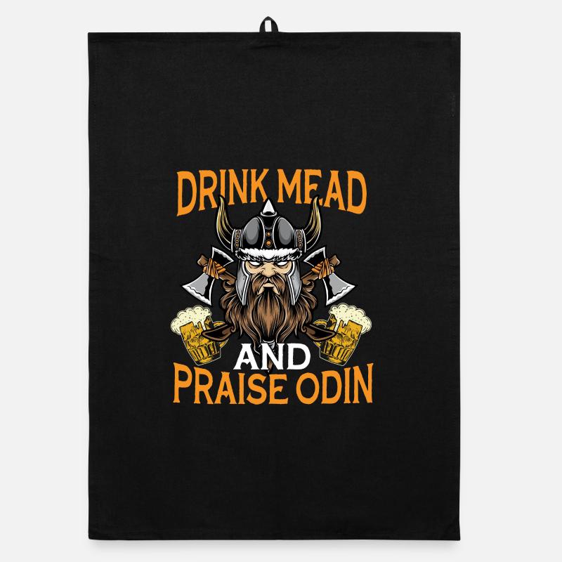 Beer Vikings Organic dish towel