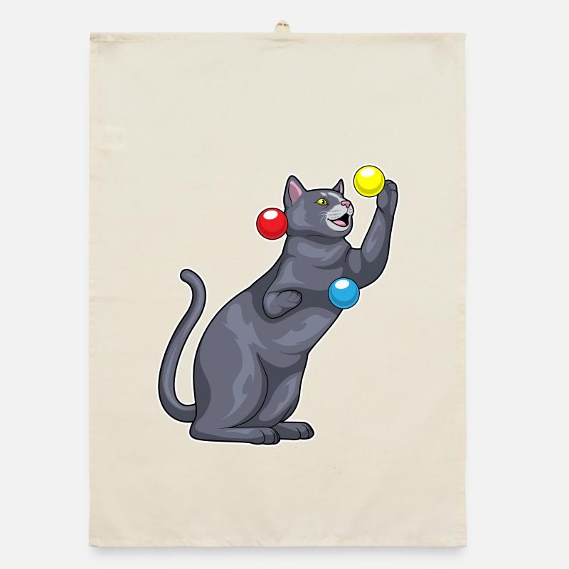 Jongleur de chat jongleur Torchon bio