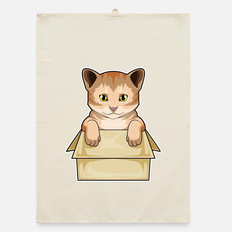 Carton de chat Torchon bio