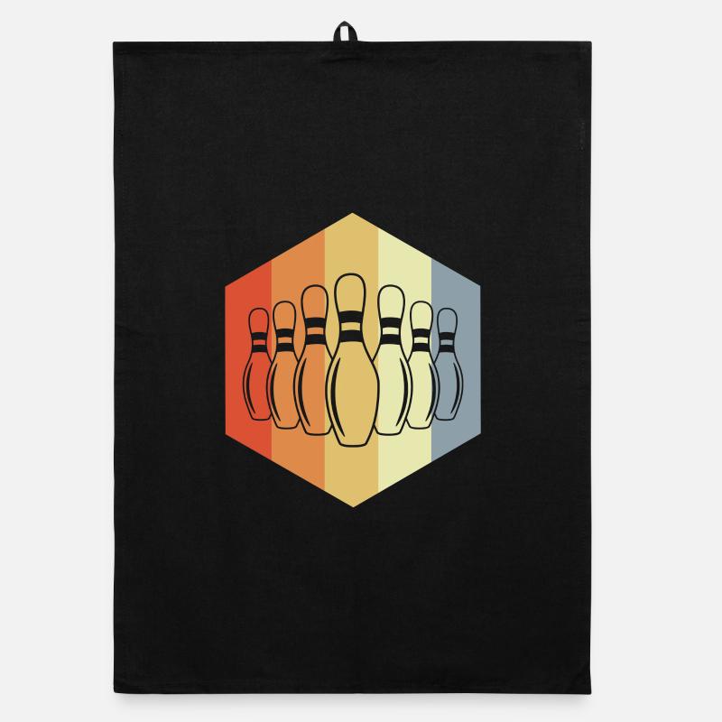 Bowling Pins Organic Geschirrtuch