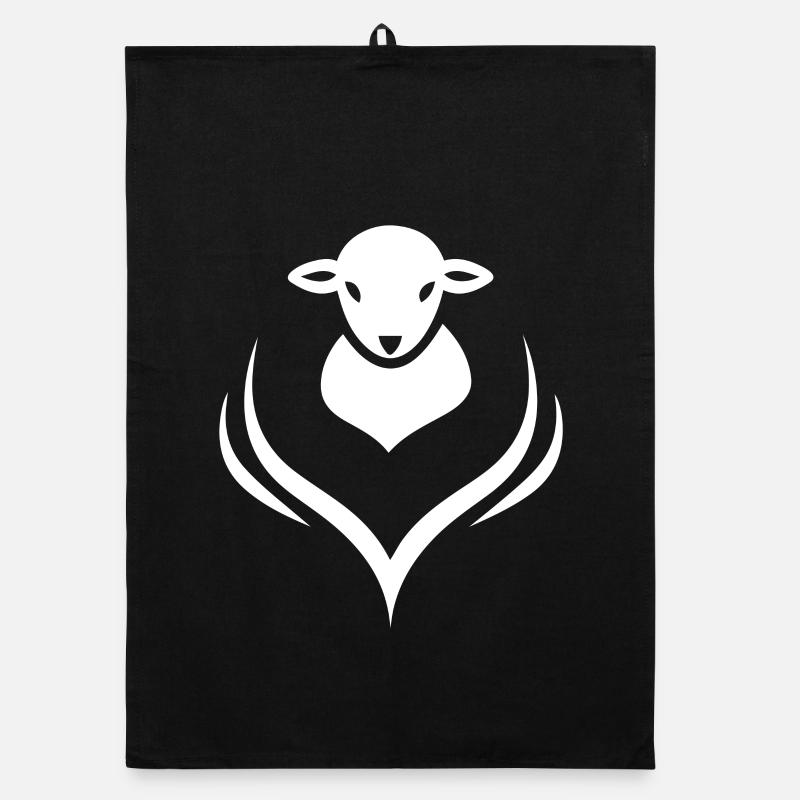 Lamm Lämmchen Schaf Schäfer Organic Geschirrtuch