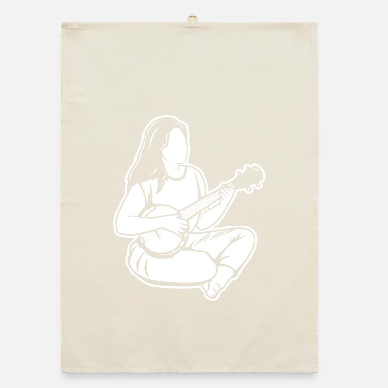 Banjo Mädchen Organic Geschirrtuch