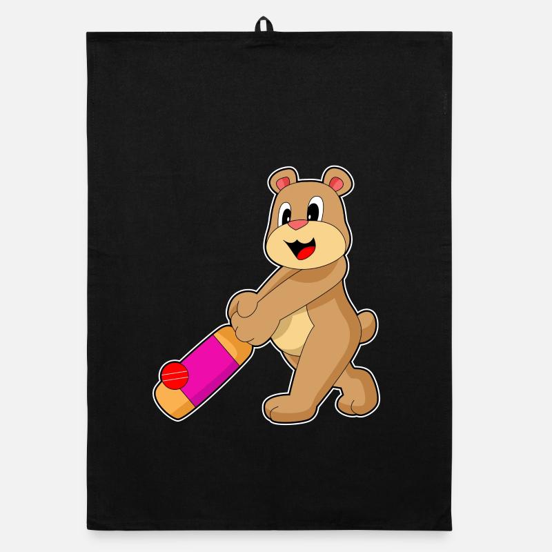 Bear Cricket Cricket Bats Organic dish towel