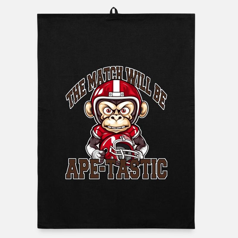 Ambitious Monkey Wishes an Apetastic Match Organic dish towel
