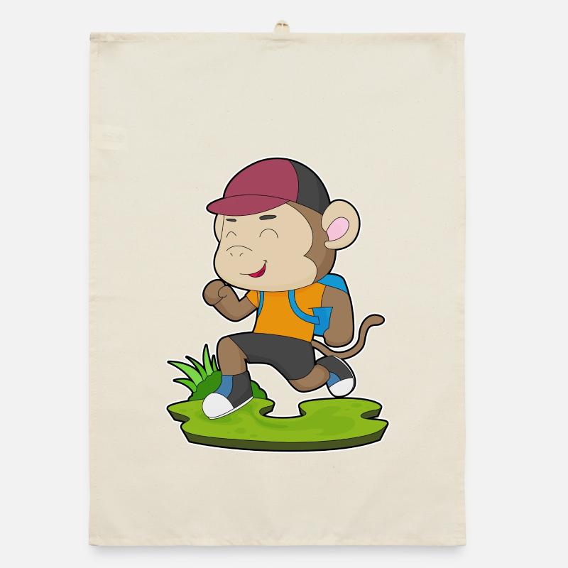 Randonnée à dos Monkey Hiker Torchon bio