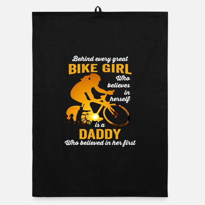 Fille de vélo Torchon bio
