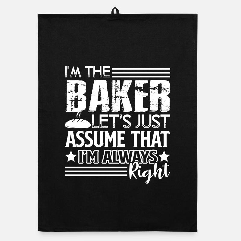 Baker I'm The Baker Organic dish towel