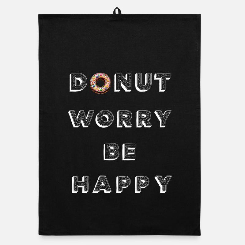 Donut Worry Be Happy Torchon bio