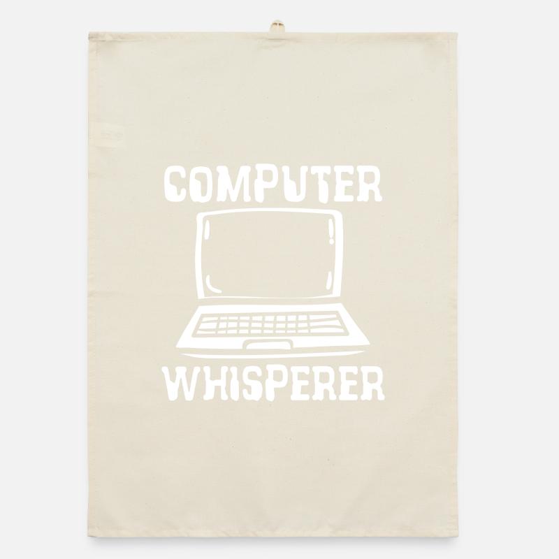 Computer whisperer Organic Geschirrtuch