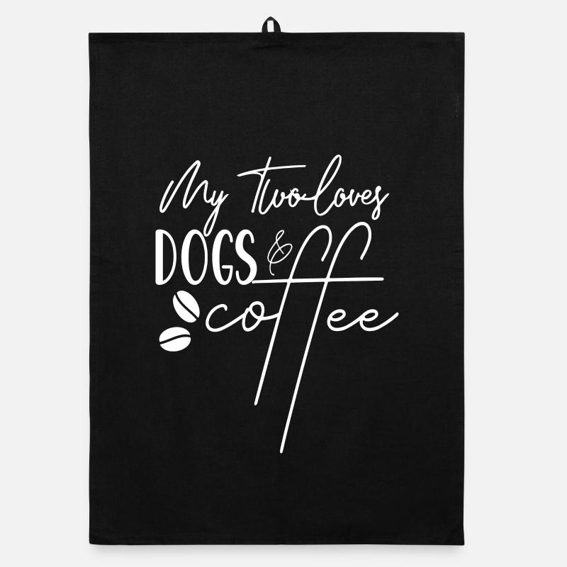 Mes deux amours les chiens et le café Torchon bio
