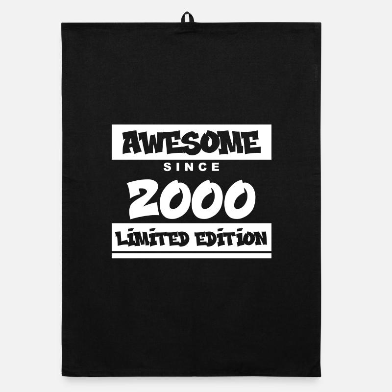 2000 - Born in 2000 - Fantastic since 2000 Organic dish towel