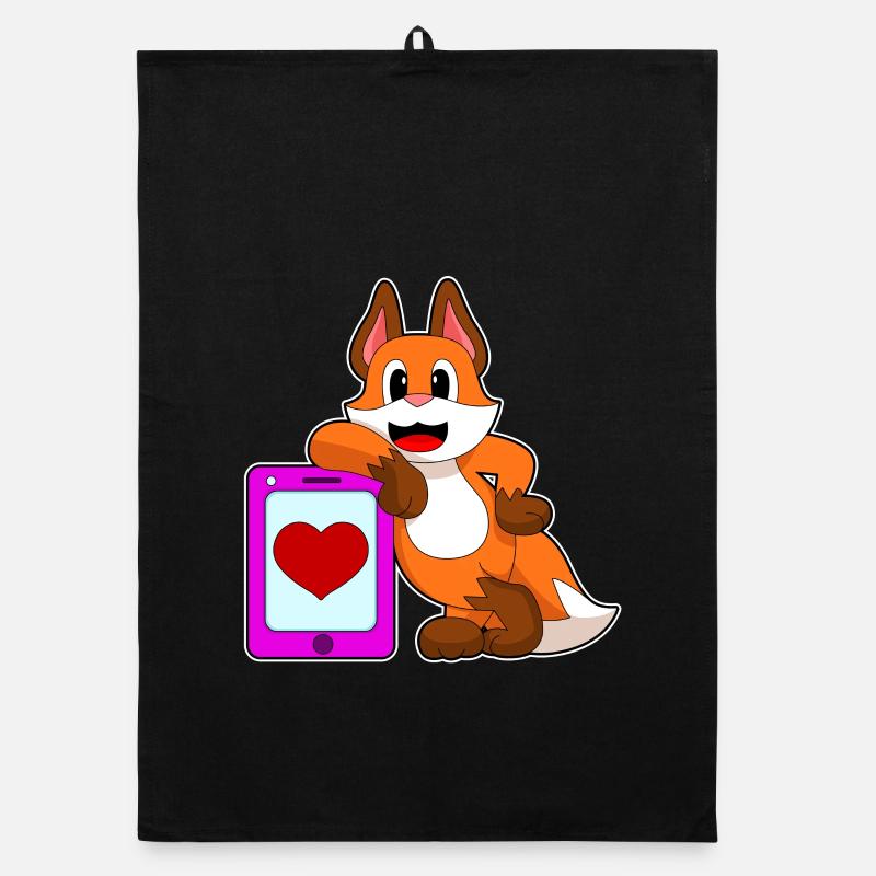 Fox Heart Organic dish towel