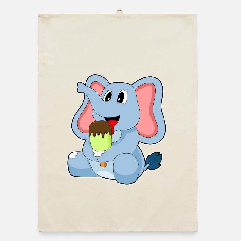 Popsicles d’éléphant Torchon bio