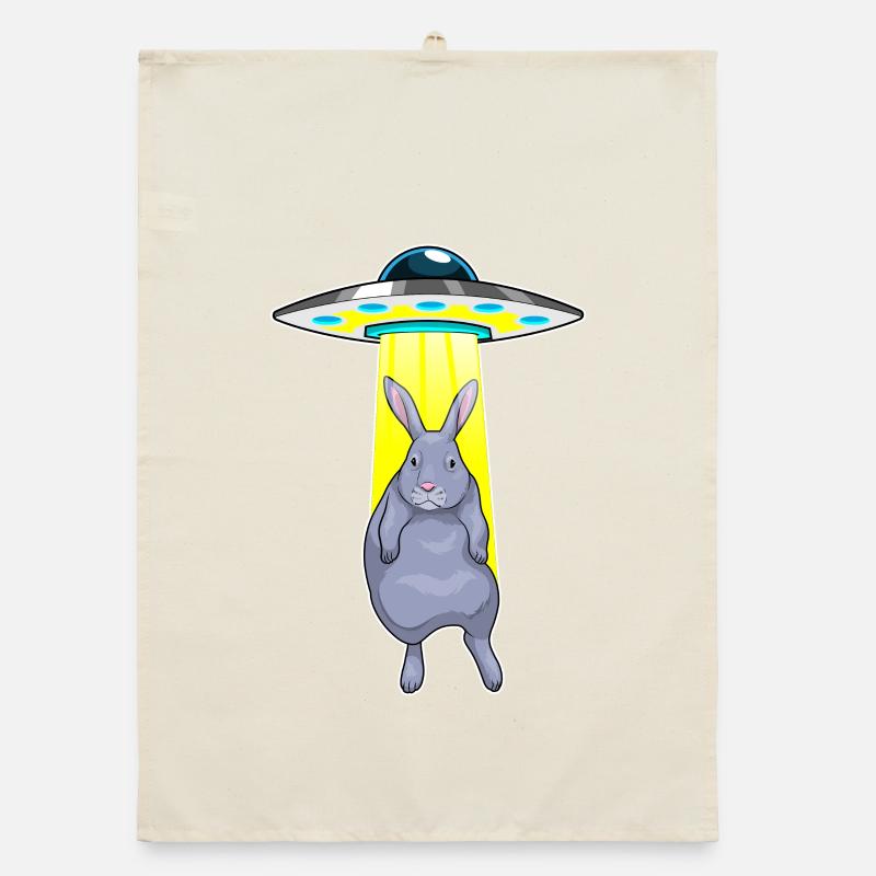 Lapin vaisseau spatial Espace Torchon bio