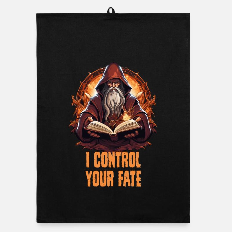 Spielleiter – I Control Your Fate RPG Organic Geschirrtuch
