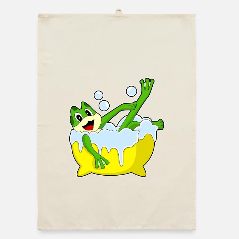Baignoire de bain de grenouille Torchon bio