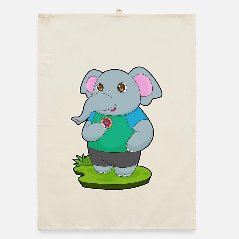 Donut d’éléphant Torchon bio