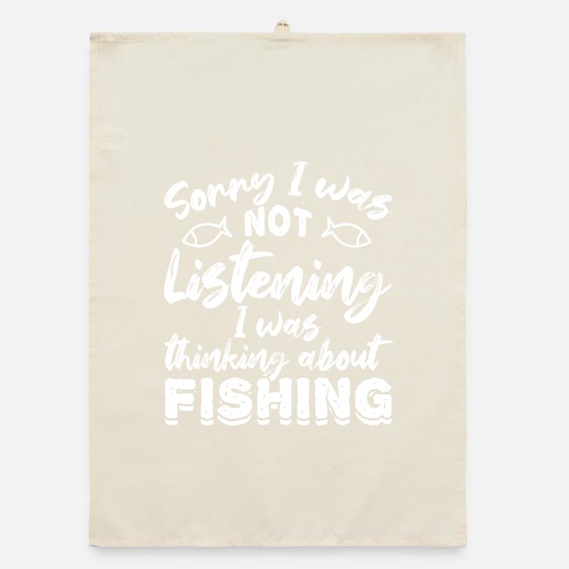 Slogan de pêche Torchon bio