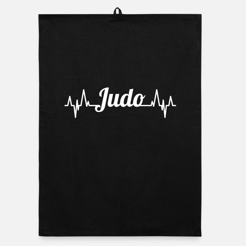 Judo Heartbeat Organic dish towel