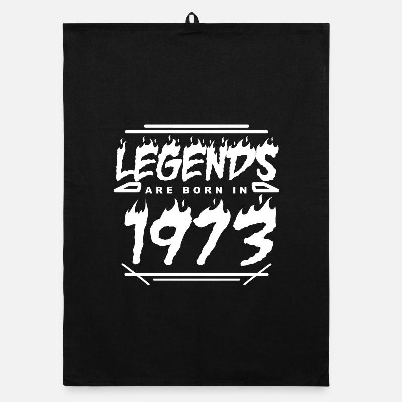 1973 - Born 1973 - Built in 1973 Organic dish towel