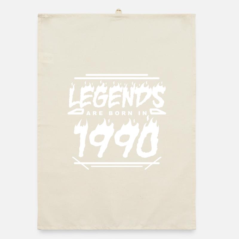1990 - Born 1990 - Built in 1990 Organic dish towel