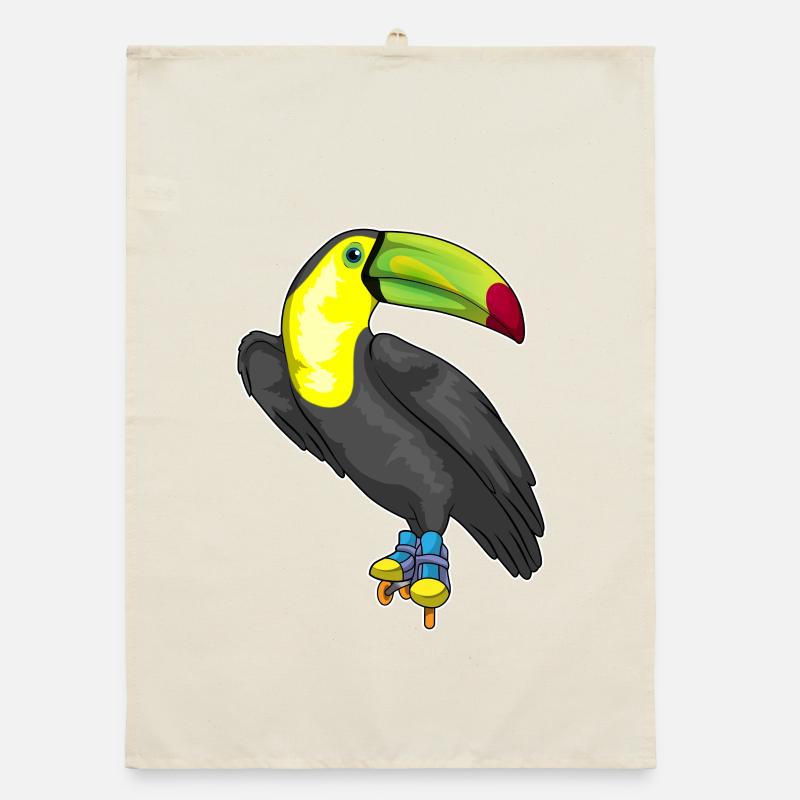 Toucan Inline skating Inline skates Organic dish towel
