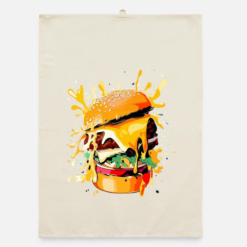 Cheeseburger Burger Lovers Torchon bio