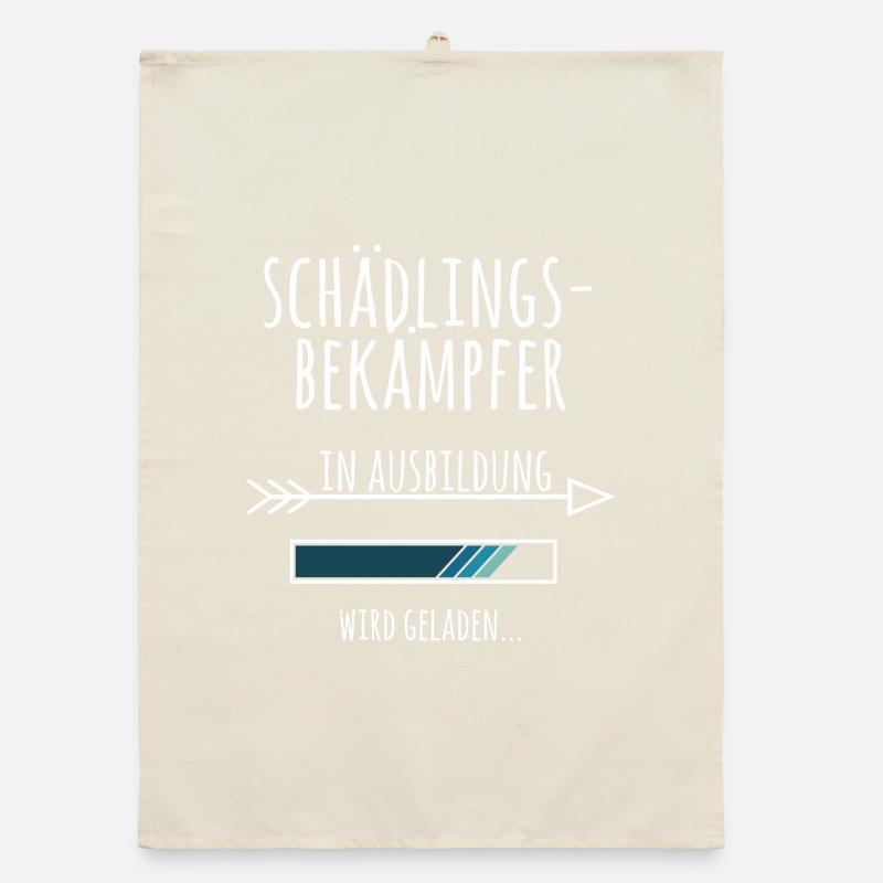 Schädlingsbekämpfer Ausbildung Geschenk Schädlinge Organic Geschirrtuch