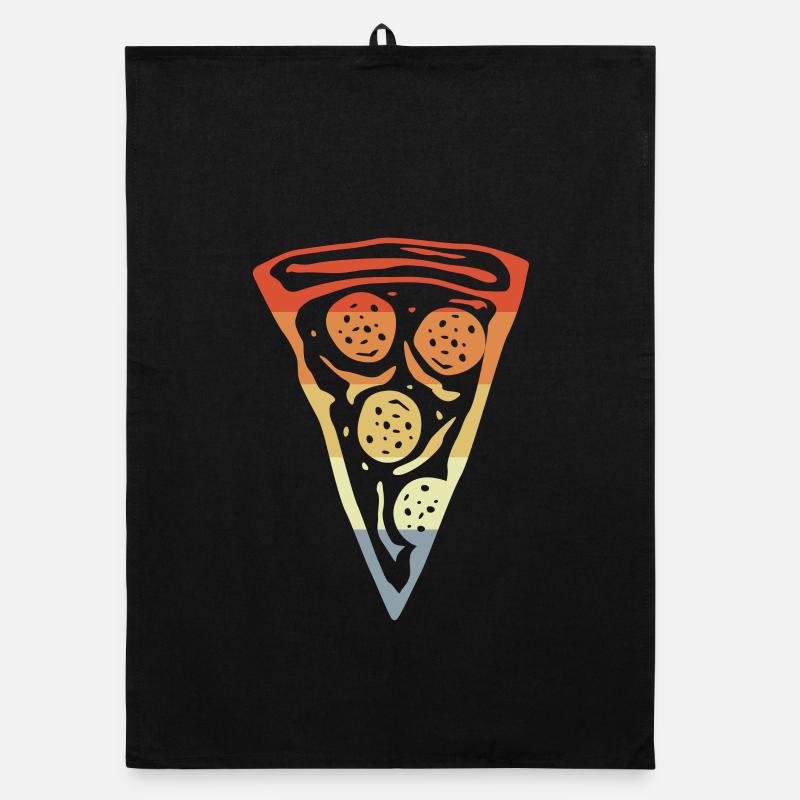 Tranche de pizza rétro Torchon bio