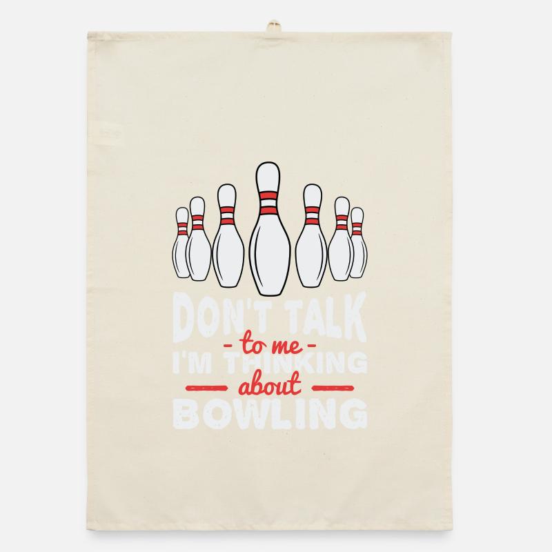 I'm thinking about bowling Organic dish towel