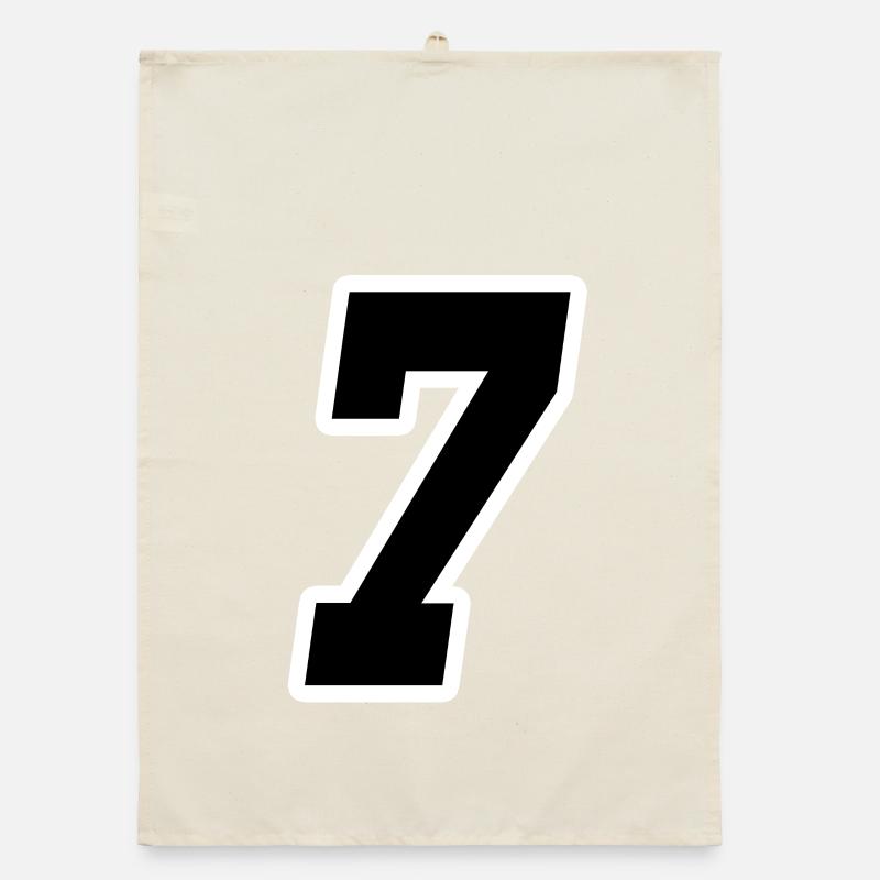 Nummer sieben 7 Organic Geschirrtuch