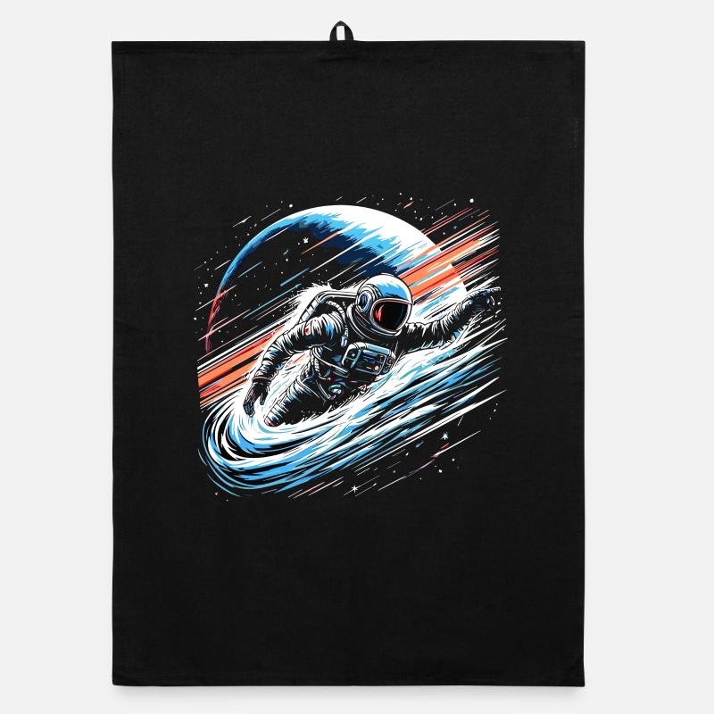 Astronaute Planète Espace Torchon bio