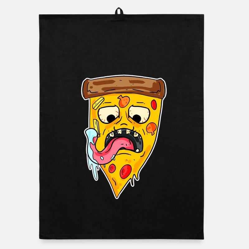 Pizza Monster Organic Geschirrtuch