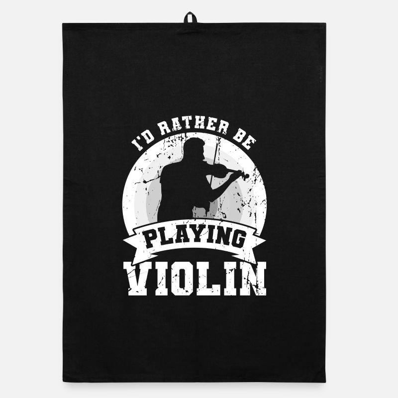 Je préfère jouer du violon Torchon bio