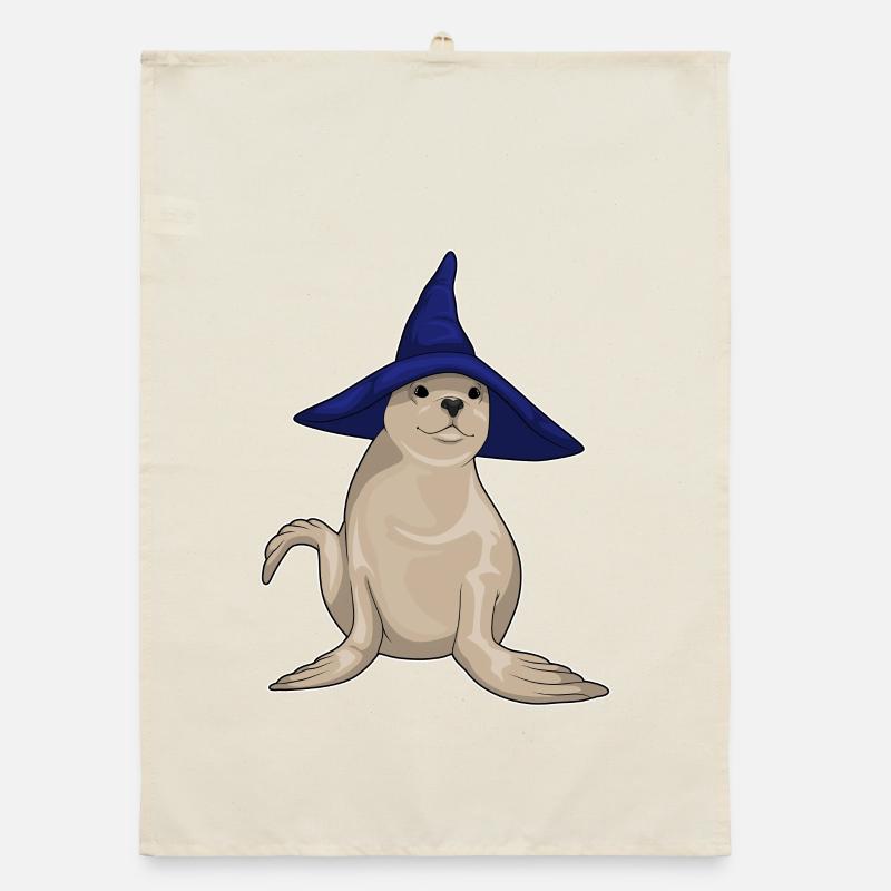 Chapeau de sorcière de phoque Torchon bio