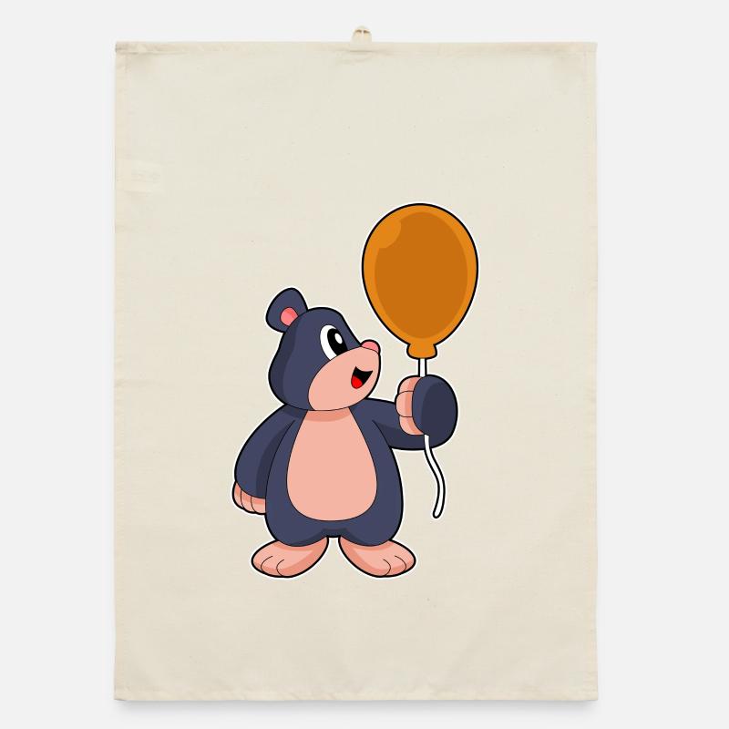 Mole Balloon Organic dish towel