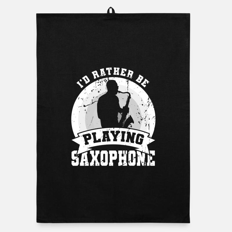 Je préfère jouer du saxophone Torchon bio