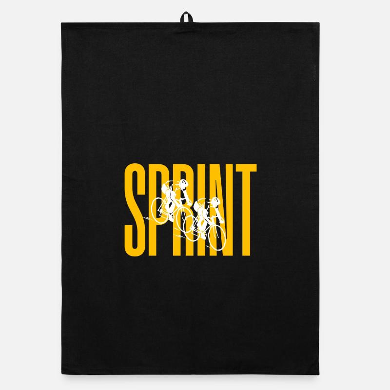 Course cycliste Sprint Silhouette Torchon bio