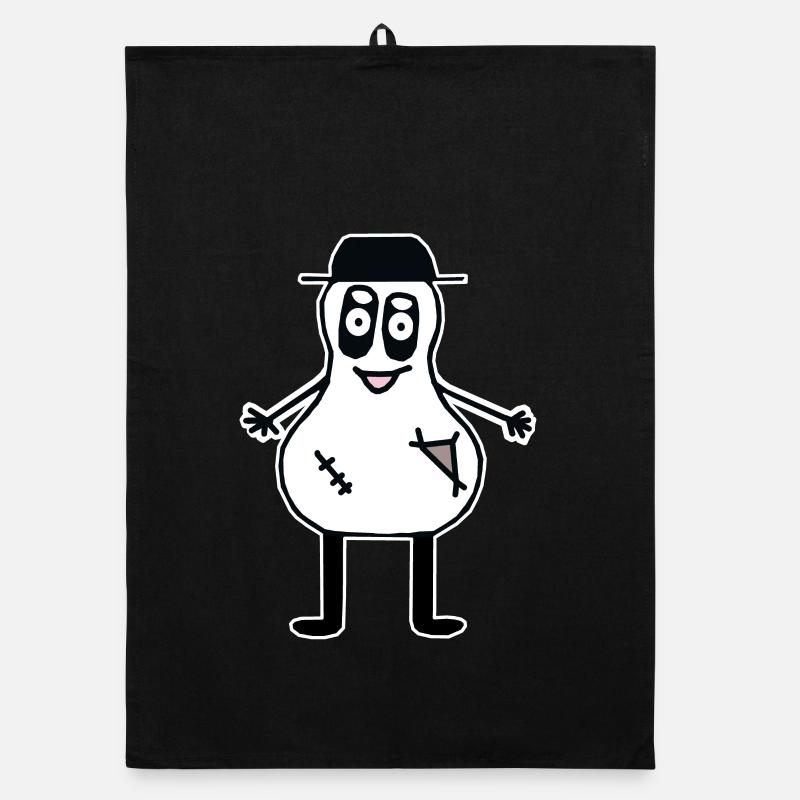 Halloween Geist Gespenst Horror Kinder Kind Hallo Organic Geschirrtuch