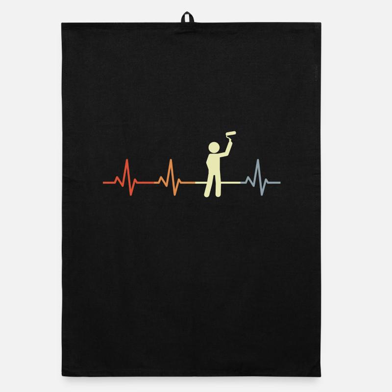 Master painter heart palpitations Organic dish towel