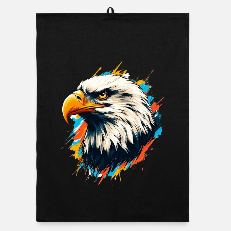 Bald Eagle Organic dish towel