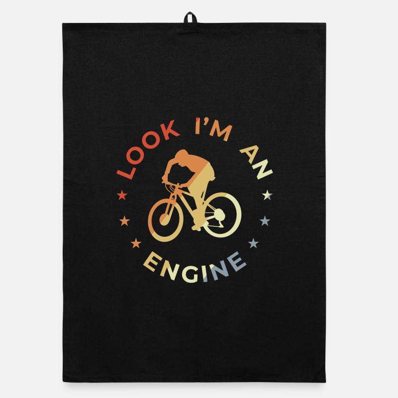 Blague sur le cyclisme Torchon bio