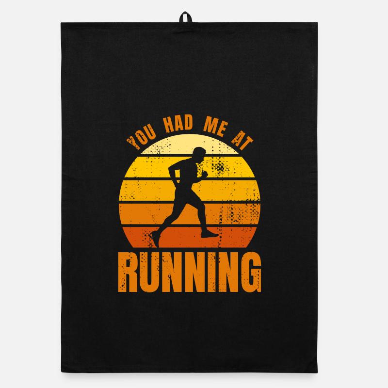 Running lover Organic dish towel