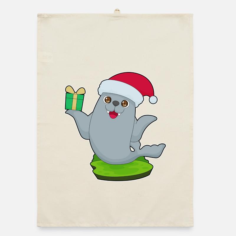 Paquet de Noël scellé Torchon bio